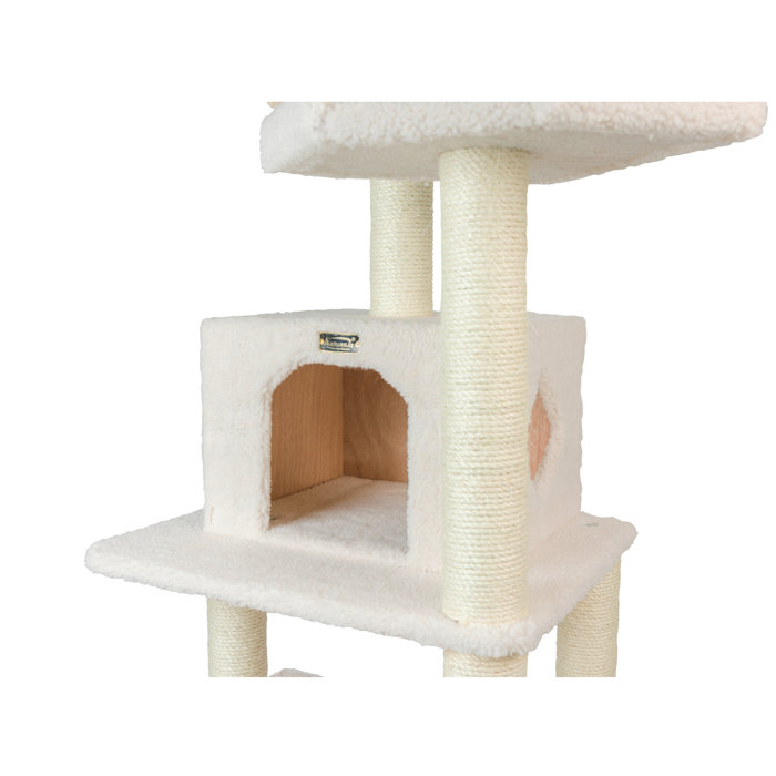 Armarkat 78" Premium Classic Real Wood Jackson Galaxy Approved Cat Tree & Reviews Wayfair